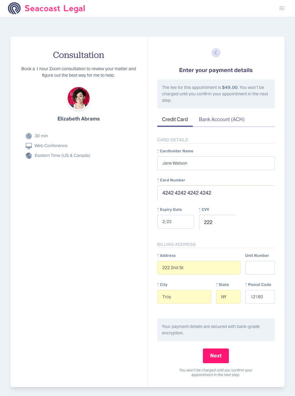 Automate booking, data collection, e-signature and more.