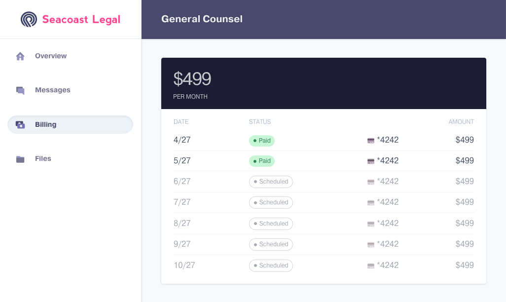 ClientRock is the easiest way to get paid for client consultations